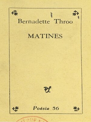 cover image of Matines
